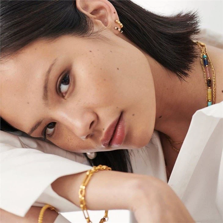 trendy beaded earrings